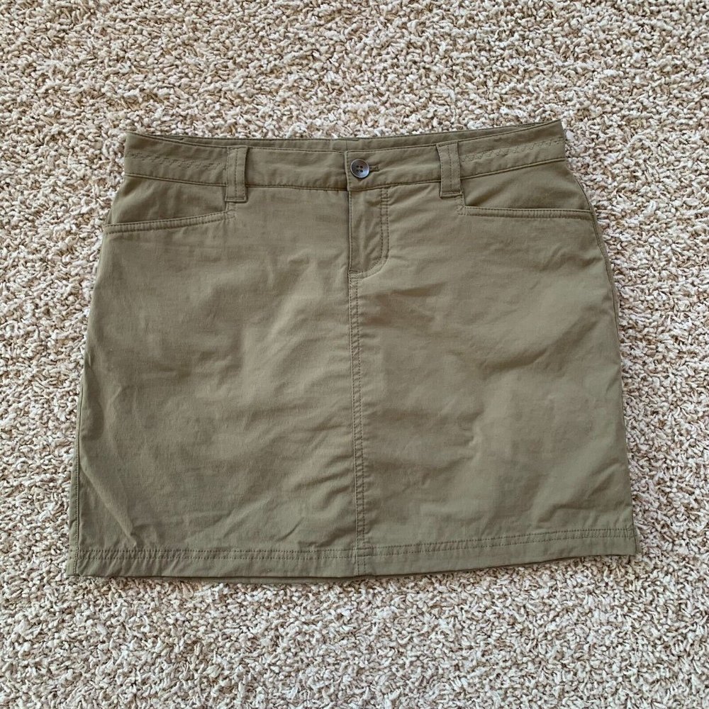 eddie bauer khaki tan hiking skort 🤍 p4